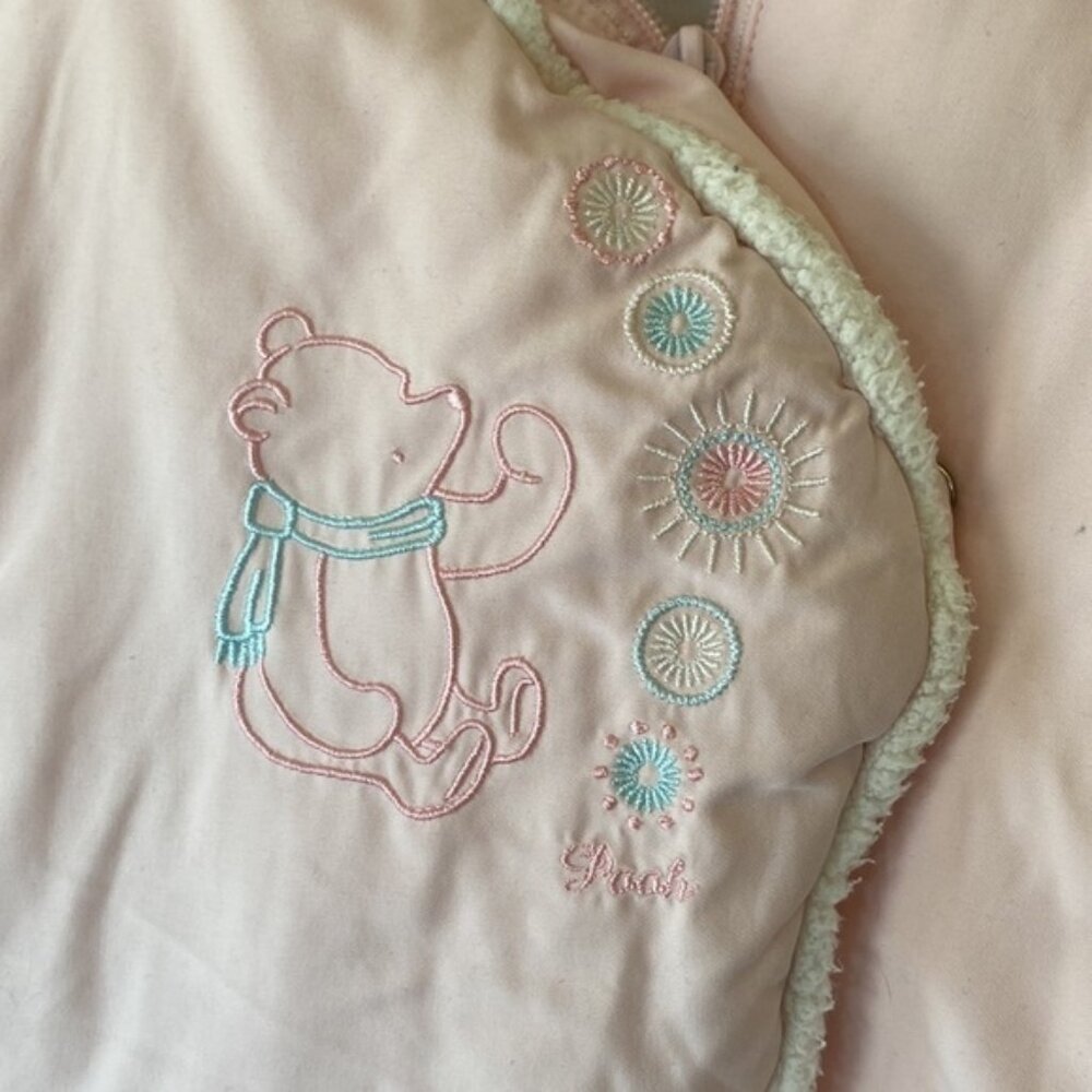 Disney Winnie the Pooh pink baby snowsuit 6 month - Picture 7 of 7